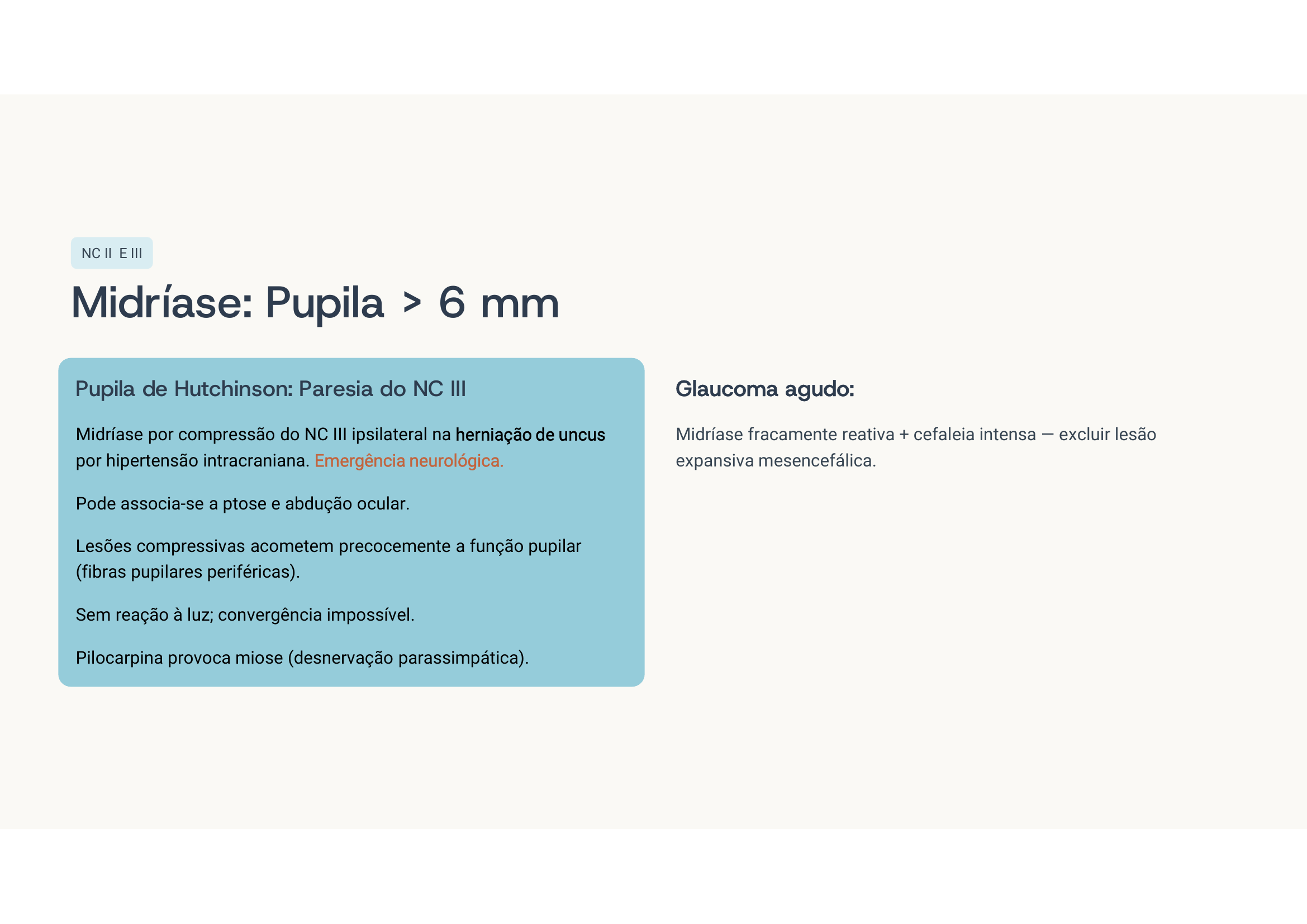 Pupila de Hutchinson